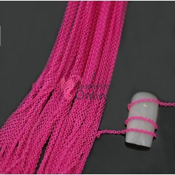 Lantisor Metalic pentru unghii 3D, Roz LM003